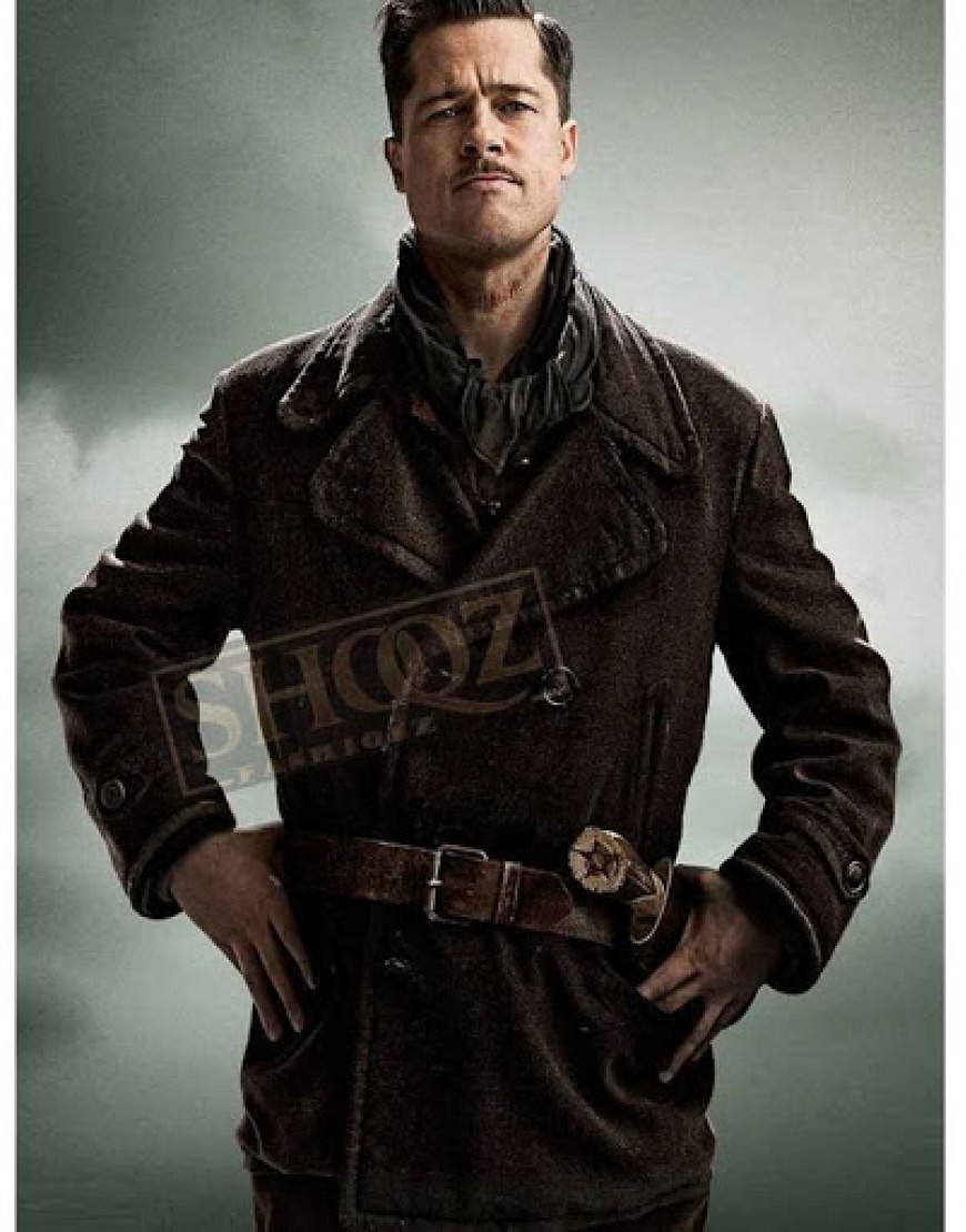 Inglourious Basterds Aldo Raine (Brad Pitt) Wool Coat